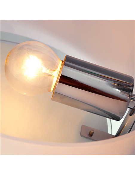 HOMCOM Acrylic Lamp, Indoor 3 Light, Pendant Chandelier Flush Mount with Chrome Finish - pic 28228 | FastDaddyshop