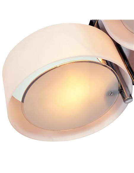 HOMCOM Acrylic Lamp, Indoor 3 Light, Pendant Chandelier Flush Mount with Chrome Finish - pic 28229 | FastDaddyshop