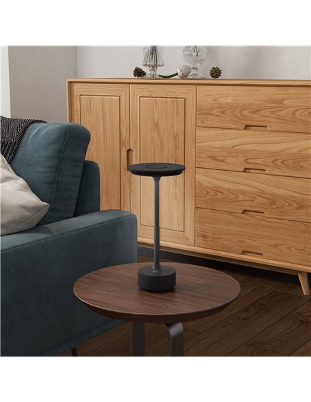 HOMCOM Cordless Table Lamp, Touch LED Desk Lamp with 4000mAh Rechargeable Battery, 3 Colour, for Bedroom Living Room, Black - pic 28330 | FastDaddyshop