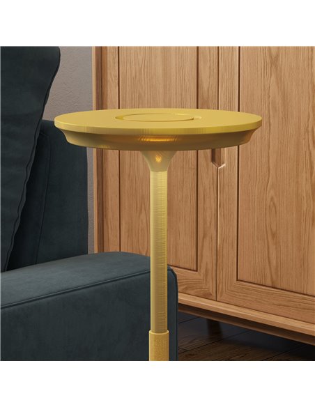 HOMCOM Cordless LED Table Lamp with 4000mAh Rechargeable Battery, 3 Colour, Gold Tone - pic 28345 | FastDaddyshop