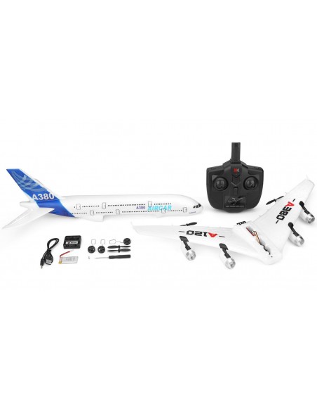 WL Toys A380 Airbus 3Ch Easy Fly Electric Radio Controlled Plane 2.4GHz - photo02 - pic 2854 | FastDaddyshop