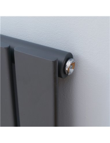 HOMCOM 60 x 60cm Single-layer Horizontal Designer Radiators, Grey