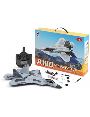 WL Toys F-22 Raptor 3Ch Electric Radio Controlled Jet Plane 2.4GHz with 3D/6G Optional Autopilot - photo02