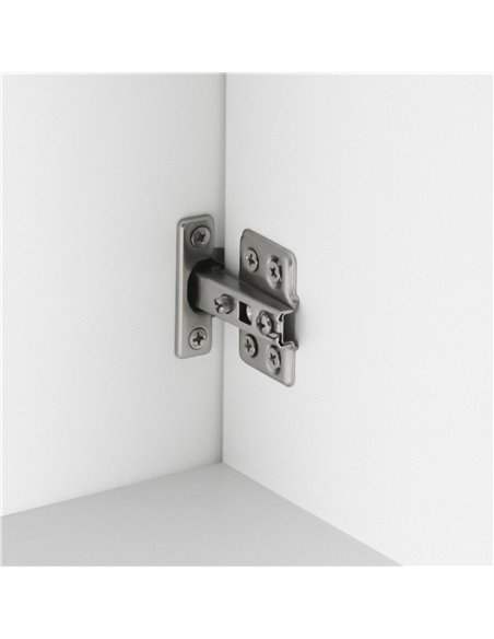 Kleankin Bathroom Mirror Under Sink Storage Cabinet Basin with 2 Doors, White - pic 28922 | FastDaddyshop
