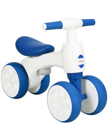 AIYAPLAY Balance Bike for 18-36 Months with Anti Slip Handlebars, 4 Wheels, No Pedal, Gift for Boys and Girls - Blue - pic 28968 | FastDaddyshop