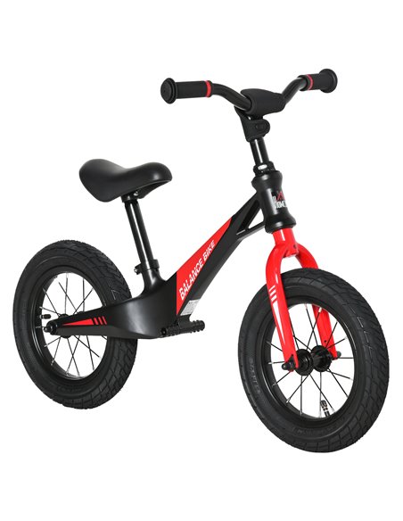 HOMCOM Kids Balance Bike with Air Filled Tires, Adjustable Handlebar, Padded Seat, Red-Black - pic 28977 | FastDaddyshop
