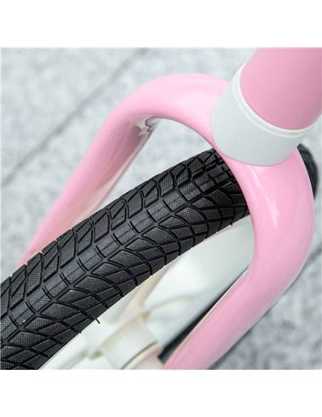 AIYAPLAY 12" Kids Balance Bike, No Pedal Training Bike for Children with Adjustable Seat, 360° Rotation Handlebars - Pink - pic 28993 | FastDaddyshop