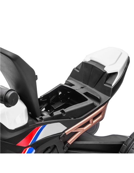 AIYAPLAY Motorcycle Design 3 in 1 Toddler Trike, Sliding Car, Balance Bike with Headlight, Music, Horn, White - pic 29029 | FastDaddyshop