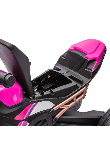 AIYAPLAY Motorcycle Design 3 in 1 Toddler Trike, Sliding Car, Balance Bike with Headlight, Music, Horn, Pink - pic 29048 | FastDaddyshop
