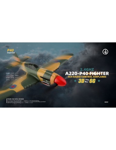 WL Toys P40 Warbird 4Ch Electric Radio Controlled Plane 2.4GHz with 3D/6G Optional Autopilot - photo25