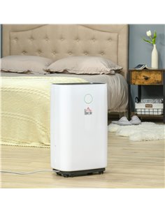 HOMCOM 16L/Day 4000ML Portable Quiet Dehumidifier with 3 Modes, White 2