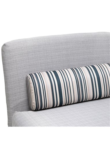 HOMCOM Single Sofa Bed, 1 Person Sleeper Foldable Lounge with Pillow, Grey