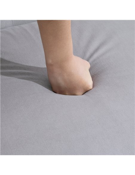 HOMCOM 2 Seat Sofa Lounger Couch with Wood Frame Button Tufts Carved Legs Vintage Design Compact Home Bedroom Loveseat, Grey - pic 30228 | FastDaddyshop