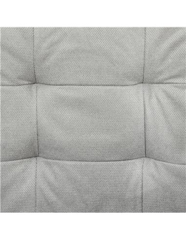 HOMCOM Modern 2 Seater Sofa with Hidden Storage, 117cm Tufted Cotton Couch, Compact Loveseat Sofa with Wood Legs, Light Grey