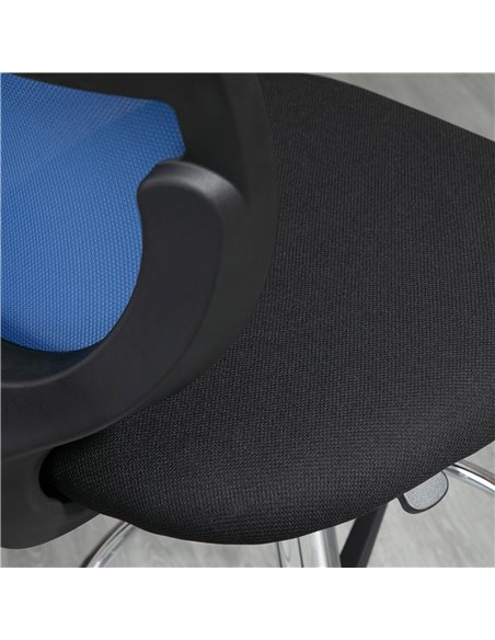 Vinsetto Drafting Chair, Swivel Office Draughtsman Chair, Mesh Standing Desk Chair with Lumbar Support, Adjustable Foot Ring, Ar - pic 30480 | FastDaddyshop