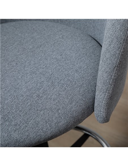 Vinsetto Ergonomic Drafting chair Adjustable Height w/ 5 Wheels Padded Seat Footrest 360° Swivel Freely Comfortable Versatile Us - pic 30497 | FastDaddyshop
