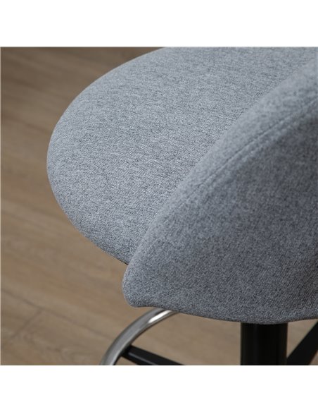 Vinsetto Ergonomic Drafting chair Adjustable Height w/ 5 Wheels Padded Seat Footrest 360° Swivel Freely Comfortable Versatile Us - pic 30498 | FastDaddyshop