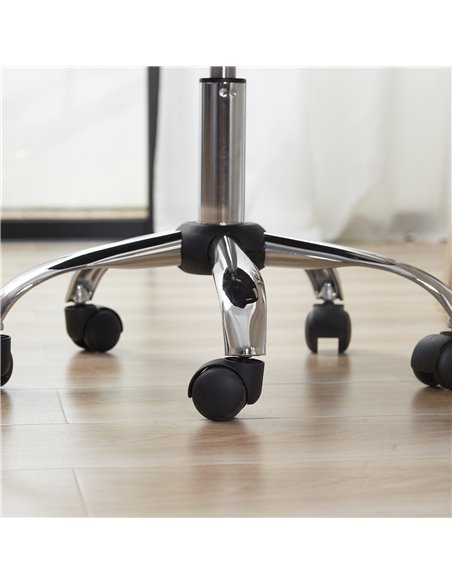 Vinsetto Home Office Mesh Task Chair Ergonomic Armless Mid Back Height Adjustable with Swivel Wheels, Black - pic 30543 | FastDaddyshop