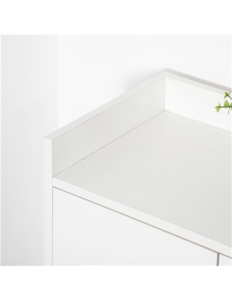 HOMCOM Modern Shoe Cabinet Storage Organizer with Doors and Shelves for Hallway & Entryway - pic 30596 | FastDaddyshop