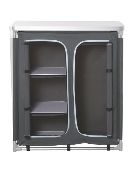 Outsunny Aluminum Camping Table with 3-Shelf with Carrying Bag, Grey - pic 30992 | FastDaddyshop