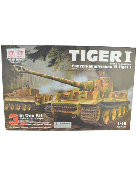 Taigen Tiger 1 Self Assembly Electric Radio Controlled 1:16 Tank - Kit Version - photo15 - pic 3109 | FastDaddyshop