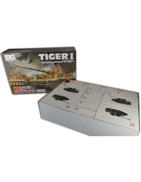 Taigen Tiger 1 Self Assembly Electric Radio Controlled 1:16 Tank - Kit Version - photo03 - pic 3114 | FastDaddyshop