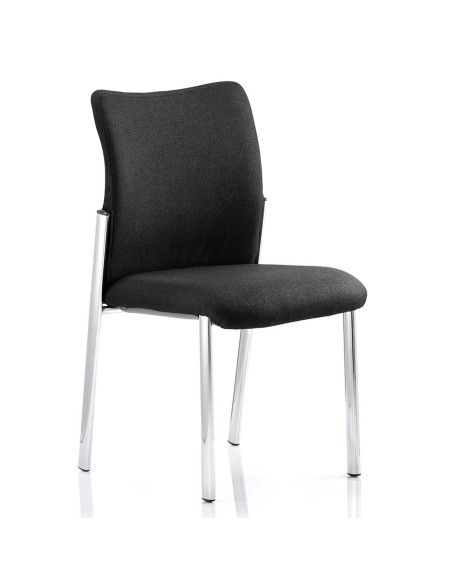 Academy Visitor Chair Black Fabric Back Without Arms BR000004 - pic 31327 | FastDaddyshop
