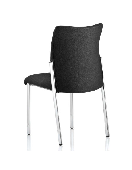 Academy Visitor Chair Black Fabric Back Without Arms BR000004 - pic 31328 | FastDaddyshop