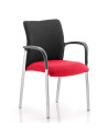 Academy Black Fabric Back Bespoke Colour Seat With Arms Bergamot Cherry KCUP0025