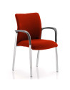 Academy Bespoke Colour Fabric Back And Seat With Arms Tabasco Orange KCUP0036