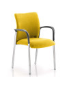 Academy Bespoke Colour Fabric Back And Seat With Arms Senna Yellow KCUP0037