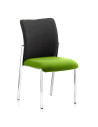 Academy Black Fabric Back Bespoke Colour Seat Without Arms Myrrh Green KCUP0042
