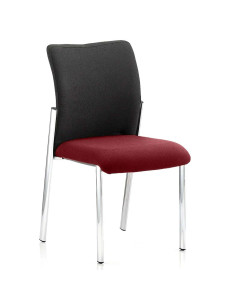 Academy Black Fabric Back Bespoke Colour Seat Without Arms Ginseng Chilli KCUP0046