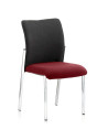 Academy Black Fabric Back Bespoke Colour Seat Without Arms Ginseng Chilli KCUP0046