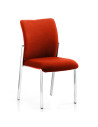 Academy Bespoke Colour Fabric Back And Seat Without Arms Tabasco Orange KCUP0052