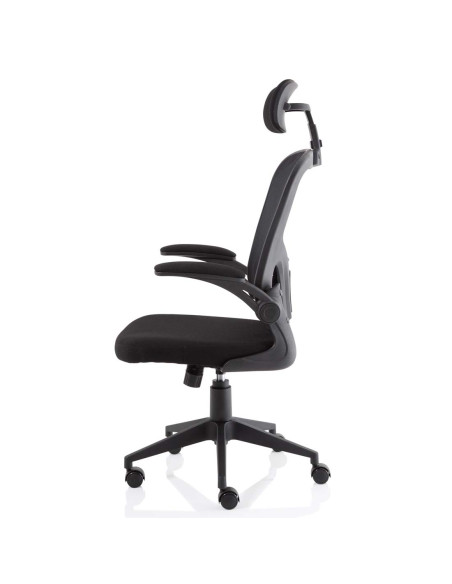 Ace Executive Bespoke Fabric Seat Maringa Teal Mesh Chair With Folding Arms KCUP2002 - pic 31389 | FastDaddyshop