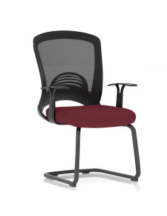 Astro Visitor Bespoke Fabric Seat Ginseng Chilli Mesh Chair KCUP2009