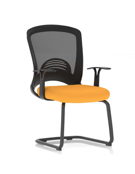 Astro Visitor Bespoke Fabric Seat Senna Yellow Mesh Chair KCUP2012 - pic 31456 | FastDaddyshop