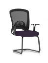 Astro Visitor Bespoke Fabric Seat Tansy Purple Mesh Chair KCUP2015