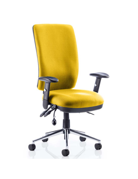 Chiro High Back Bespoke Colour Senna Yellow KCUP0101 - pic 31568 | FastDaddyshop