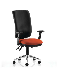 Chiro High Back Bespoke Colour Seat Tabasco Orange KCUP0108