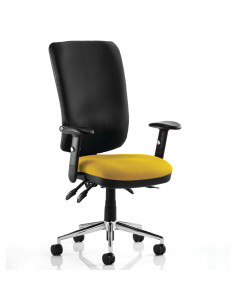 Chiro High Back Bespoke Colour Seat Senna Yellow KCUP0109