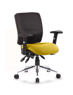 Chiro Medium Back Bespoke Colour Seat Senna Yellow KCUP0125