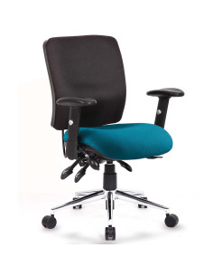 Chiro Medium Back Bespoke Colour Seat Maringa Teal KCUP0127