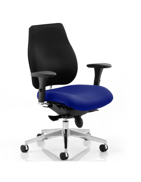 Chiro Plus Bespoke Colour Seat Office Chair Stevia Blue KCUP0155 - pic 31816 | FastDaddyshop