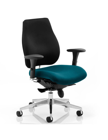 Chiro Plus Bespoke Colour Seat Office Chair Maringa Teal KCUP0159 - pic 31824 | FastDaddyshop