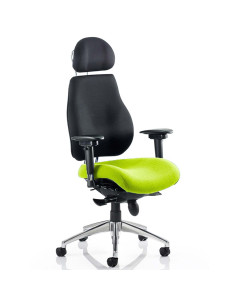 Chiro Plus Ultimate With Headrest Bespoke Colour Seat Chair Myrrh Green KCUP0162