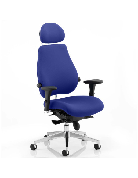 Chiro Plus Ultimate With Headrest Bespoke Colour Chair Stevia Blue KCUP0171 - pic 31848 | FastDaddyshop