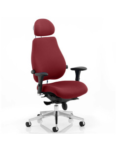 Chiro Plus Ultimate With Headrest Bespoke Colour Chair Ginseng Chilli KCUP0174