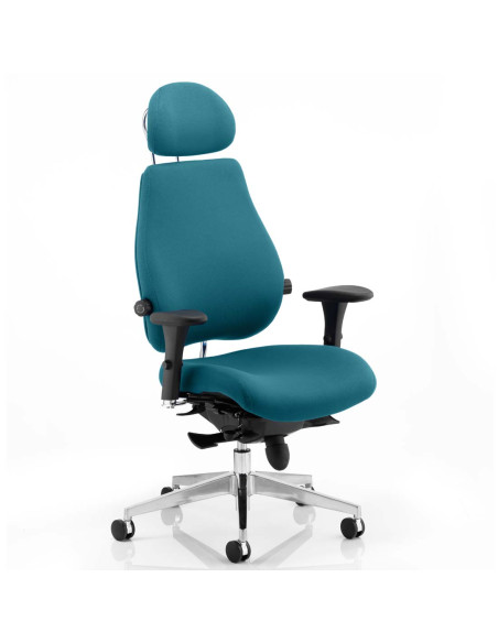 Chiro Plus Ultimate With Headrest Bespoke Colour Chair Maringa Teal KCUP0175 - pic 31856 | FastDaddyshop